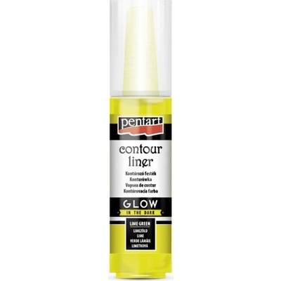 Pentart Konturovací liner svítící ve tmě 20 ml LIMETKOVÁ – Zboží Dáma