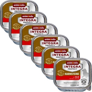 Animonda Integra Protect Cat Harnsteine Urinary - телешко 6 x 100г