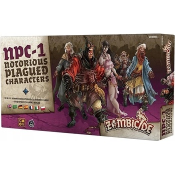 Zombicide: NPC-1 - Portal Games Spoločenská hra hier s notoricky známymi sužovanými postavami
