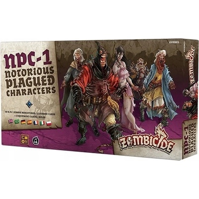 Zombicide: NPC-1 - Portal Games Spoločenská hra hier s notoricky známymi sužovanými postavami