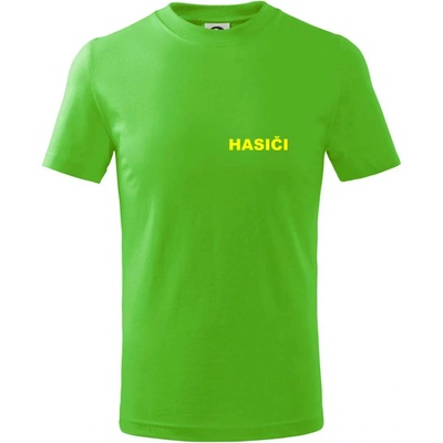 Hasiči názov samostatný tričko detské Apple Green