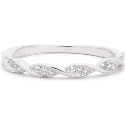 Rafity Stříbrný prsten Twisted Spark R0059 05