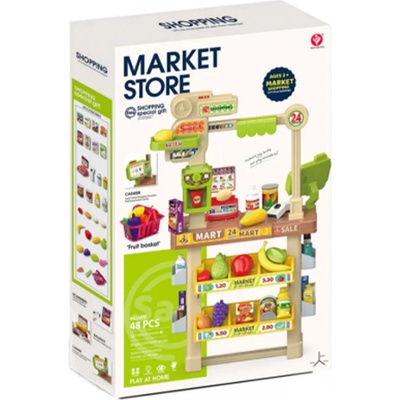 Yifeng Игрален комплект Yifeng - Market Store Deluxe, супермаркет, 81 части (2401U0170)