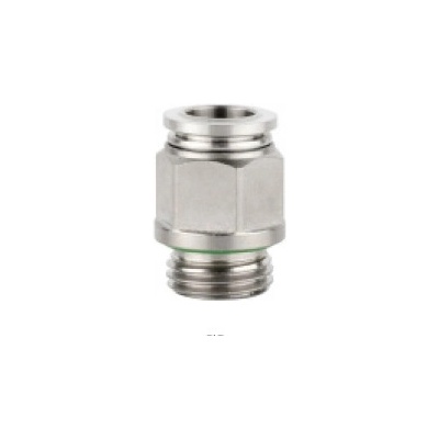 Pneumatická nástrčná přímá spojka 8mm se závitem 1/8 nerez