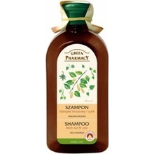 Green Pharmacy Hair Care Birch Tar & Zinc šampon proti lupům 0% Parabens Artificial Colouring SLS SLES 350 ml