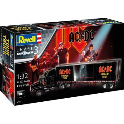 REVELL Plastic ModelKit truck 07731 AC/DC Tour Truck Power Up 1:32