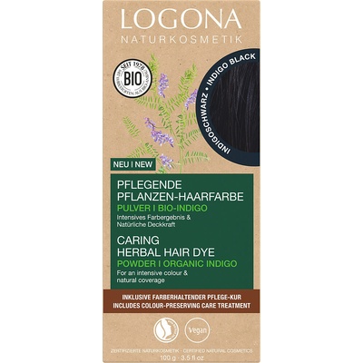 Logona prášková Indigo Black 100 g