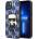 KARL LAGERFELD Кейс Karl LagerfeldKLHCP13SPMNIKBL за iPhone 13 mini 5.4", твърд, син / син, Monogram Ikonik Patch (KF001341-0)