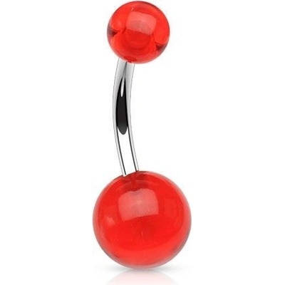 Šperky4U piercing do pupíku banánek BA01017-R