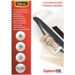 Fellowes Термоламиниращо фолио, 125 микрона, a6, гланц, 100 броя, fellowes 5307201 (5307201)