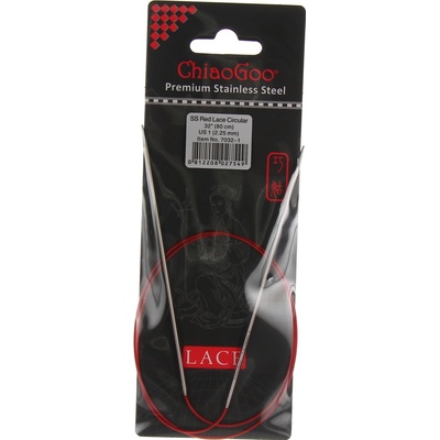 ChiaoGoo Red Lace 80cm 2.25mm – Zbozi.Blesk.cz