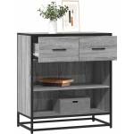 vidaXL Шкаф Grey Sonoma 68x35x76 cm Изработена дървесина (848987)