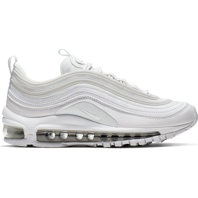 Nike Юношески маратонки Nike Air Max 97 Junior Trainers - WHITE/WHITE-METALLIC SILVER