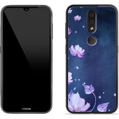 Pouzdro mmCase gelové Nokia 4.2 - padající květy – Zboží Živě