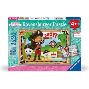 Ravensburger Пъзел Ravensburger от 2 x 24 части - Къщичката за кукли на Габи (5710) - baby