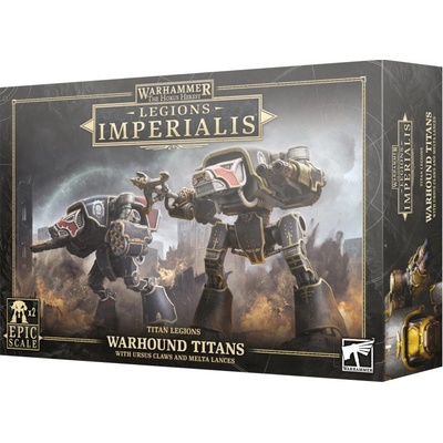 GW Warhammer Legions Imperialis: Warhound Titans With Ursus Claws And Melta Lances