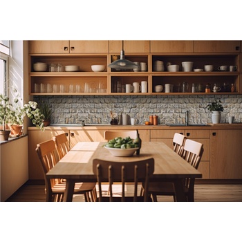 DIMEX ART s. r. o Фототапет за кухня - каламдър стена 420 x 60 см