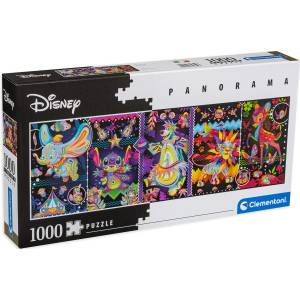 Clementoni Панорамен пъзел Clementoni от 1000 части - Цветовете на Дисни (39659)