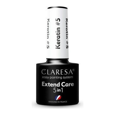 Gél lak CLARESA Extend Care 5v1 KERATIN 5 5 ML