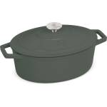 Berlinger Haus Чугунен овален гювеч Matte Green 55418 (BH/6545)