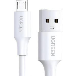 UGREEN Micro USB на USB - A кабел - 2 м - Бяла KP35177