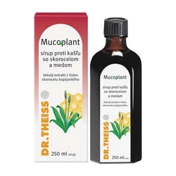 Mucoplant Sirup proti kašľu so skorocelom a medom sir (fľ.skl.hnedá) 1x 250 ml
