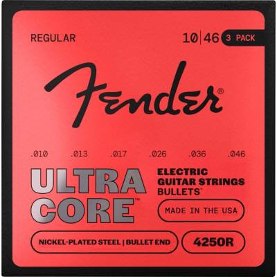 Fender UltraCore 4250R 10-46 3-Pack Струни за електрическа китара (0733250606)
