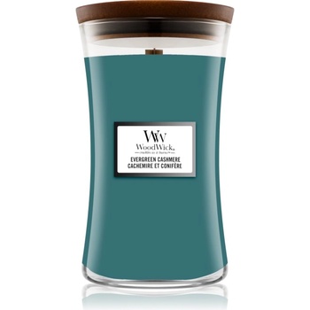 WoodWick Evergreen Cashmere ароматна свещ 610 гр