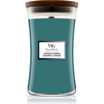 WoodWick Evergreen Cashmere ароматна свещ 610 гр