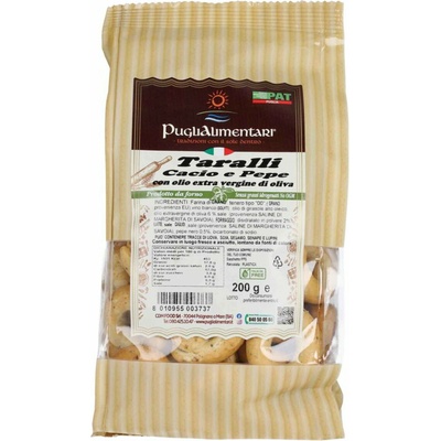 Puglialimentari Taralli so syrom a čiernym korením 200 g