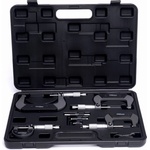 Kraft & Dele Комплект скобни микрометри 0-100мм 65032 (kd10443)