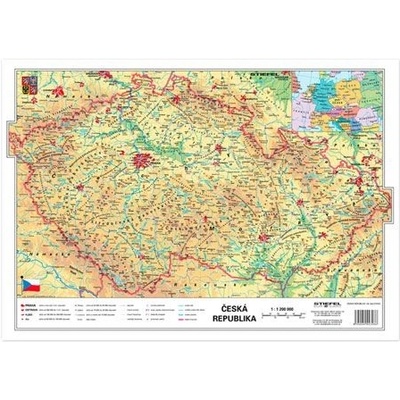 A3-ČR kraje fyzická