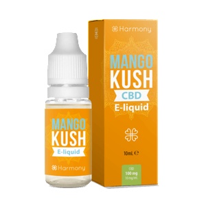  Вейп течност mango kush cbd, 100мг (10мг/мл)