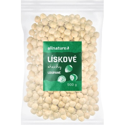 Allnature Lískové ořechy 500 g