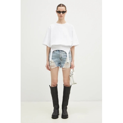 Fiorucci Памучна тениска Fiorucci Suspender Belt (W01FMTSH263CJ01WH01)