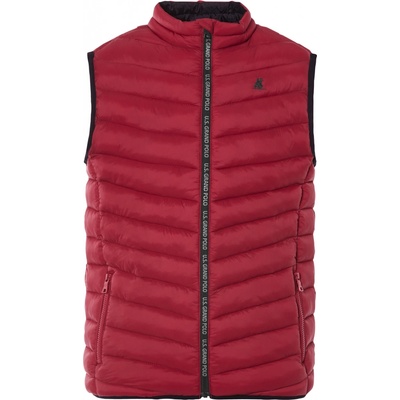 Livergy pánská prošívaná vesta červená – Sleviste.cz