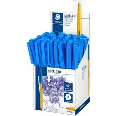 Staedtler Stick 430 F modré 50 ks