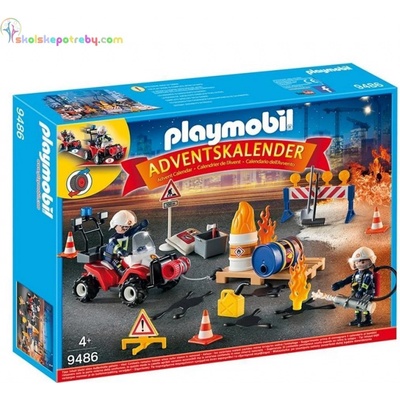 Playmobil 9486 Adventný kalendár Zásah hasičů