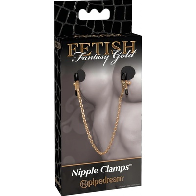 Pipedream Fetish Fantasy Gold Zlaté štipce na bradavky