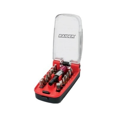 Sada bitů & magnetického rychloupínacího držáku 1/4" 15 ks RAIDER TM-158903