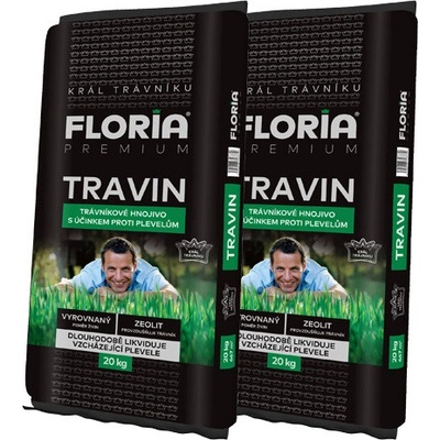 AGRO CS FLORIA PREMIUM trávníkové hnojivo Travin 40 kg + Dárek ZDARMA