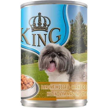 King консерва за куче - пилешко в грейви сос 1250гр