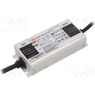 MEAN WELL XLG-100-24-A Napájecí zdroj: spínaný; LED; 96W; 24VDC; 4A; 100÷305VAC; IP67; XLG
