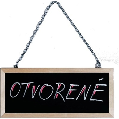 Toptabule.sk KPT3214 Kriedová tabuľka na dvere 32x14cm / ruzova
