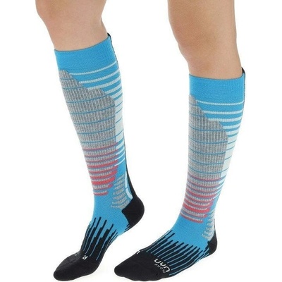 UYN Lyžiarske ponožky Lady Ski Snowboard Turquoise/Black