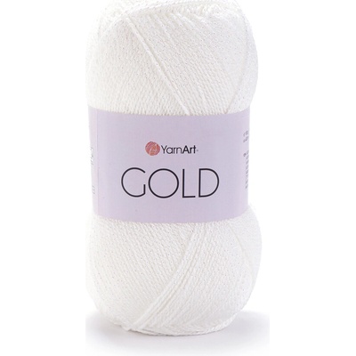 Yarn Art příze Gold 9362 bílá