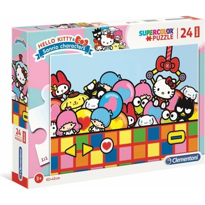 CLEMENTONI Hello Kitty MAXI 24 dílků