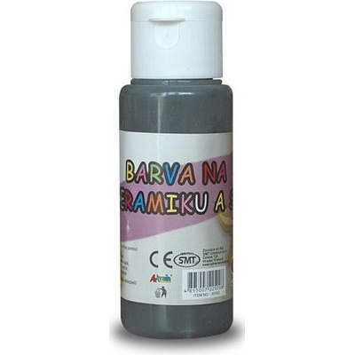 Creatoys akrylová barva na sklo a keramiku 60 ml černá – Zbozi.Blesk.cz