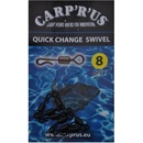 Carp´R´Us Obratlík Quick Change Swivel veľ.8 8 ks