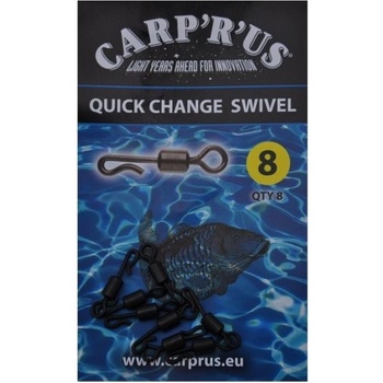 Carp´R´Us Obratlík Quick Change Swivel veľ.8 8 ks